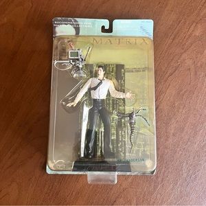 Mr. Anderson figure from Matrix movie from 2000 Warner Bros never opened